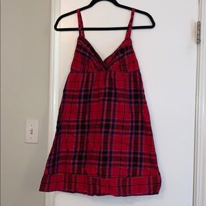 Victoria Secret Flannel adjustable sleep dress